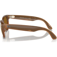 RAYBAN | Meta Smart Glasses Headliner Shiny Caramel With Polar Brown | RW4008Brown