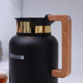 ROYALFORD | Double Wall Vacuum Flask with Wooden Handle 1Ltr | RF10172