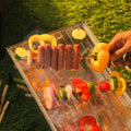 ROYALFORD | Barbeque Stand with Grill Iron Construction 39X23cm | RF10364