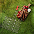 ROYALFORD | Barbeque Grill Chromium Plated Iron with Handle 43x30x70cm | RF10373