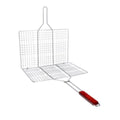ROYALFORD | Barbeque Grill Chromium Plated Iron with Handle 43x30x70cm | RF10373