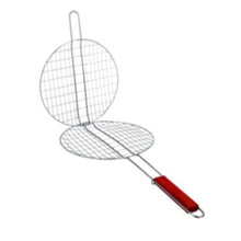 ROYALFORD | Barbeque Grill Chromium Plated Iron Wooden Handle 30x62cm | RF10375