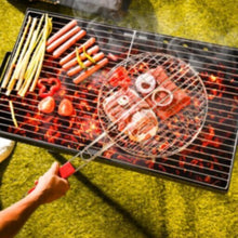 ROYALFORD | Barbeque Grill Chromium Plated Iron Wooden Handle 30x62cm | RF10375