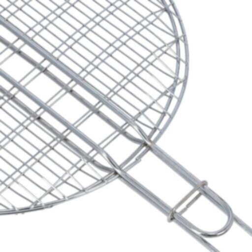 ROYALFORD | Barbeque Grill Chromium Plated Iron Wooden Handle 30x62cm | RF10375