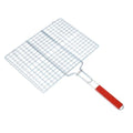 ROYALFORD | Barbeque Grill Chromium Plated Iron Wooden Handle 40x30x60cm | RF10376