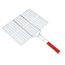 ROYALFORD | Barbeque Grill Chromium Plated Iron Wooden Handle 40x30x60cm | RF10376