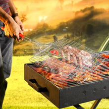 ROYALFORD | Barbeque Grill Chromium Plated Iron Wooden Handle 40x30x60cm | RF10376
