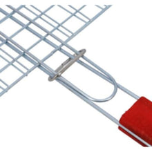 ROYALFORD | Barbeque Grill Chromium Plated Iron Wooden Handle 28x22x42cm | RF10378