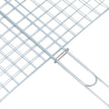 ROYALFORD | Barbeque Grill Chromium Plated Iron Wooden Handle 40x45x74cm | RF10379