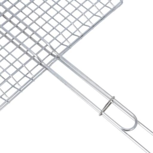 ROYALFORD | Barbeque Grill Chromium Plated Iron Wooden Handle 30x40x70cm | RF10380