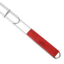 ROYALFORD | Barbeque Grill Chromium Plated Iron Wooden Handle 30x40x70cm | RF10380