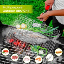 ROYALFORD | Barbeque Grill Chromium Plated Iron Wooden Handle 30x55x60cm | RF10382