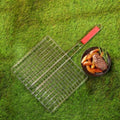 ROYALFORD | Barbeque Grill Chromium Plated Iron Wooden Handle 30x55x60cm | RF10382