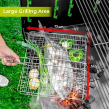 ROYALFORD | Barbeque Grill Chromium Plated Iron with Handle 25x25x51cm | RF10383