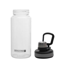 ROYALFORD | Borosilicate Glass Water Bottle 600ML-Freezer & Dishwasher-Safe | Leak-Proof Lid with Silicone Sealing Ring | Perfect while Travelling, Camping, Trekking & More | RF10621