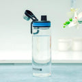 ROYALFORD | Borosilicate Glass Water Bottle 800ML-Freezer & Dishwasher-Safe | Leak-Proof Lid with Silicone Sealing Ring | Perfect while Travelling, Camping, Trekking & More | RF10622