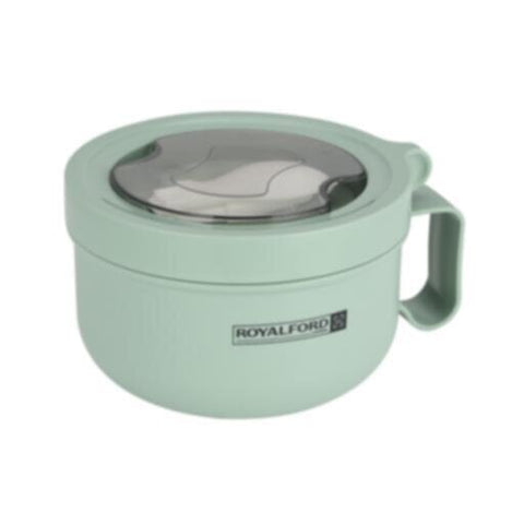 ROYALFORD | Stainless Steel Round Lunch Box 850ML-Lunch Box For Adults, Kids, Teenage | Food-Safe Material Food Storage Container | Leak-Proof and Convenient To Carry | RF11103