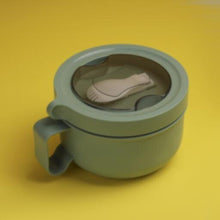 ROYALFORD | Stainless Steel Round Lunch Box 850ML-Lunch Box For Adults, Kids, Teenage | Food-Safe Material Food Storage Container | Leak-Proof and Convenient To Carry | RF11103