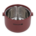 ROYALFORD | Single Layer Round Lunch Box 1.0L, Stainless Steel Inner-Food Storage Container with Individual Compartments | Durable Leak-Proof Eco-Friendly Assorted Colors | RF11104