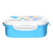 ROYALFORD | Lunch Box With Water Bottle Assorted Colors - Portable Design Perfect Lock with Seal System to Avoid Spillage|Travel Safe|Compact lids with High Grip Clips|Ideal for Office, Picnic, Outings & More | RF4396
