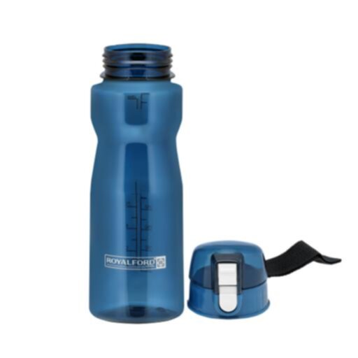 ROYALFORD | Water Bottle 750ML-Reusable Water Bottle Wide Mouth with Hanging Clip | Printed Bottle | Perfect while Travelling, Camping, Trekking & More | RF5224