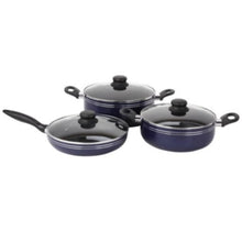 ROYALFORD | 12Pcs Non-Stick Aluminum Cookware Set Blue | RF5858