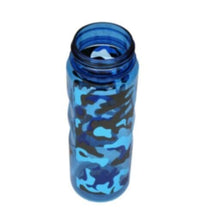ROYALFORD | Water Bottle 600ML Military-Blue-Reusable Water Bottle Wide Mouth with Hanging Clip|Printed Bottle|Perfect while Travelling, Camping, Trekking & More | RF6419