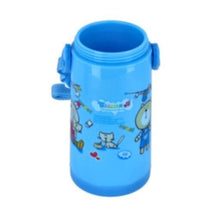 ROYALFORD | Water Bottle 350ML Blue-Reusable Water Bottle Wide Mouth with Hanging Clip|Printed Bottle|Perfect while Travelling, Camping, Trekking & More | RF6420