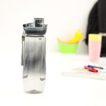 ROYALFORD | Water Bottle 850ML Grey-Reusable Water Bottle Wide Mouth with Hanging Clip|Printed Bottle|Perfect while Travelling, Camping, Trekking & More | RF6422