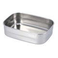 ROYALFORD | Rectangle Stainless Steel Tiffin Box 680ML Blue-Portable Food Storage Container, Clip | RF7014BL