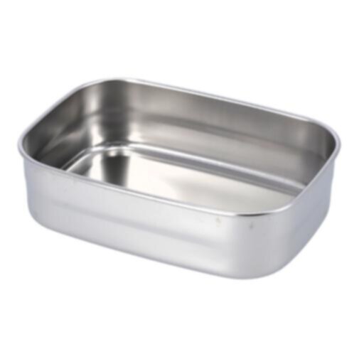 ROYALFORD | Rectangle Stainless Steel Tiffin Box 680ML Blue-Portable Food Storage Container, Clip | RF7014BL
