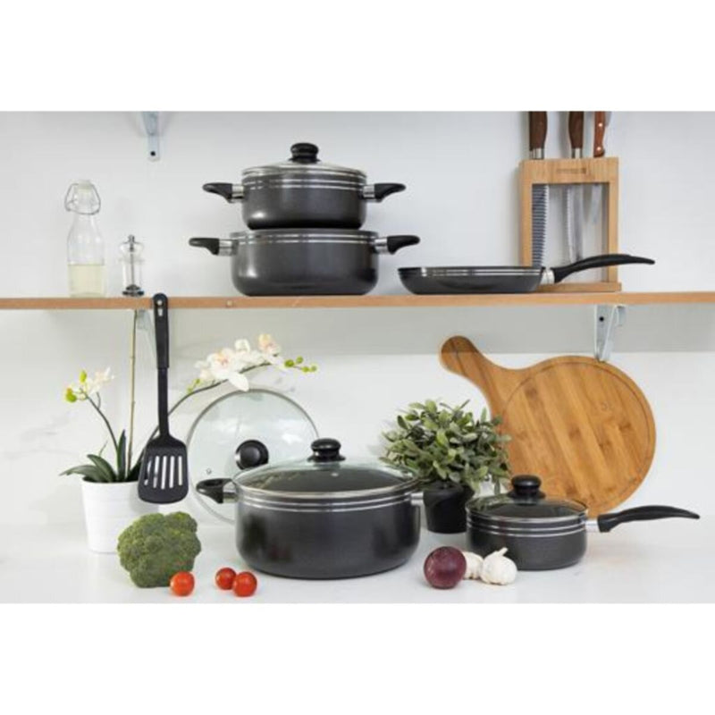ROYALFORD | 10Pcs 3 Layer Coating Non-Stick Cookware Set | RF7065