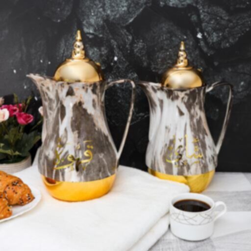 ROYALFORD | Royal Marble Tea & Cawa Flask 1Ltr+1Ltr | RF9413