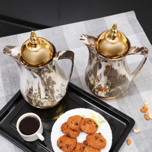 ROYALFORD | Royal Marble Tea & Cawa Flask 1Ltr+1Ltr | RF9413
