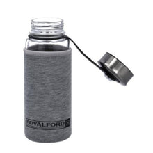 ROYALFORD | Glass Water Bottle with Neoprene Bag 800ML Assorted Colors | RF9695