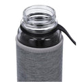 ROYALFORD | Glass Water Bottle with Neoprene Bag 800ML Assorted Colors | RF9695