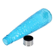 ROYALFORD | Glass Water Bottle 750ML Portable Steel Cap Lead Free Water Bottle, Travel Flask | RF9825