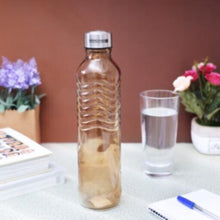 ROYALFORD | Glass Water Bottle 750ML Portable Steel Cap Lead Free Water Bottle, Travel Flask | RF9826