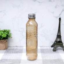 ROYALFORD | Glass Water Bottle 750ML Portable Steel Cap Lead Free Water Bottle, Travel Flask | RF9826