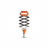 CLARKE | Riviting Gun Lazy Tong Spirallux 3.2mm, 4.5mm & 6.4mm Orange Color with Lattice Levering System | RGC