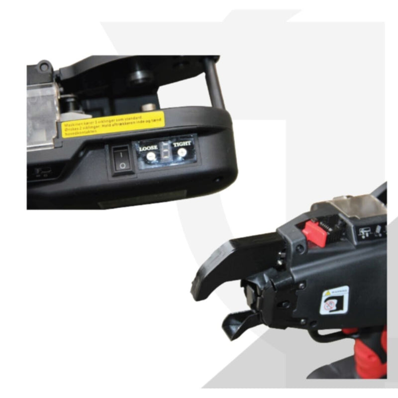 TRAVAZA | Rebar Tying Machine 14.4V up to 40mm, with 2 Batteries & 1 Charger | RHO TIE-40