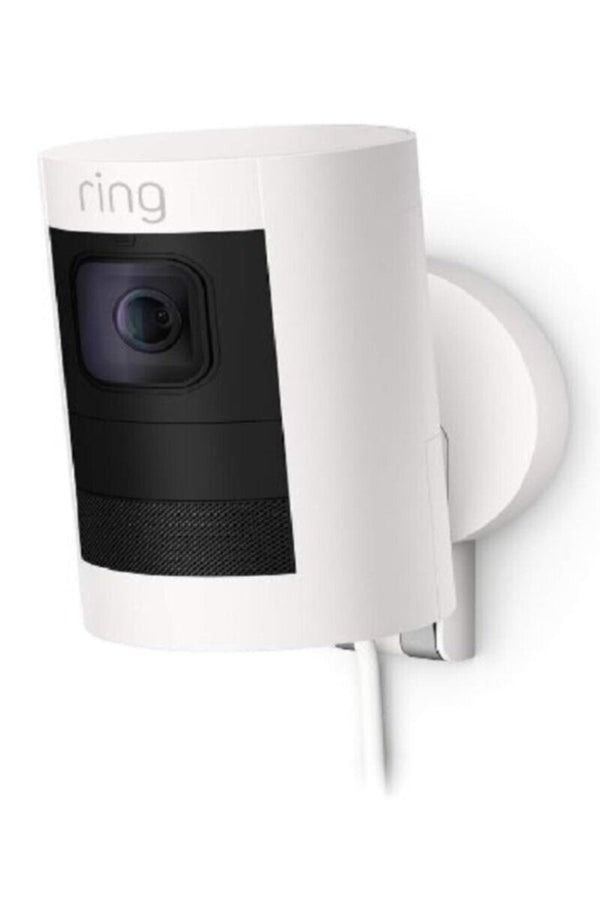 RING | Stick Up Camera Wired White | MMWEISTCM8SS1