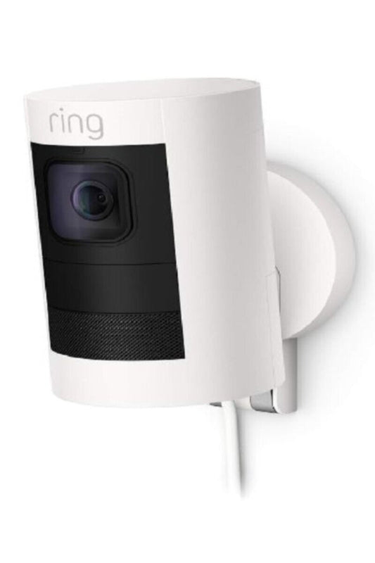 RING | Stick Up Camera Wired White | MMWEISTCM8SS1