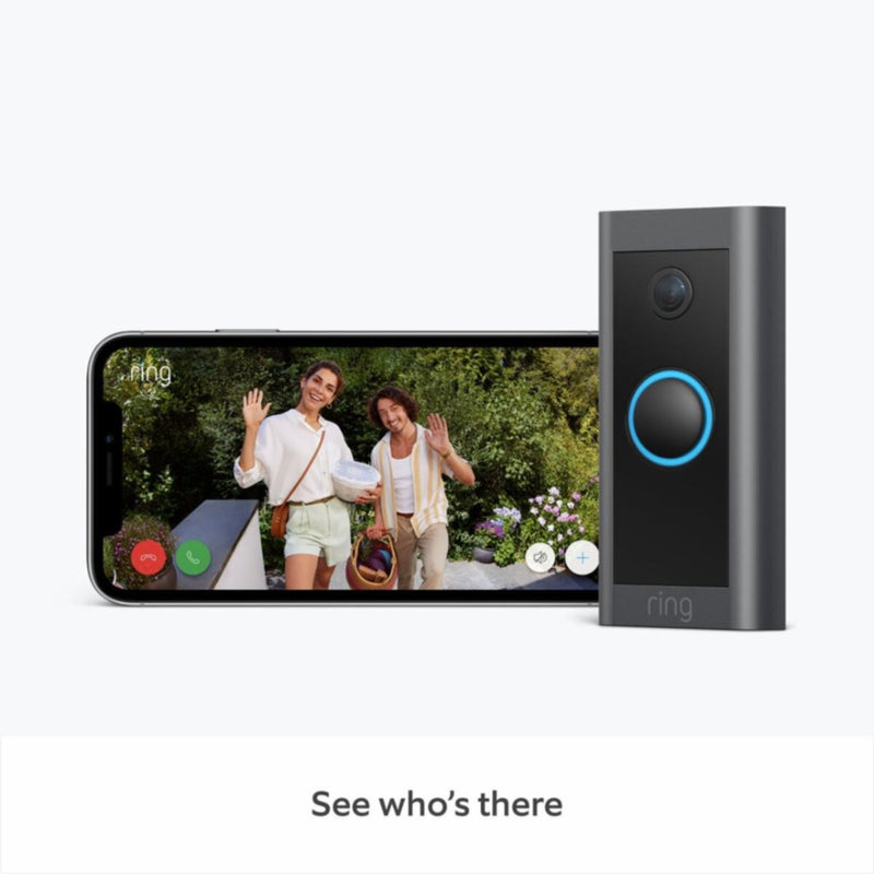 RING | Video Doorbell Wired Black | MMWEIDRBELWRD