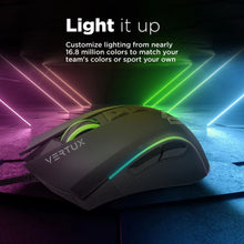 VERTUX | Ultra-Fluid Wired 7-Button Programmable RGB Gaming Mouse 12000 DPI | RODON