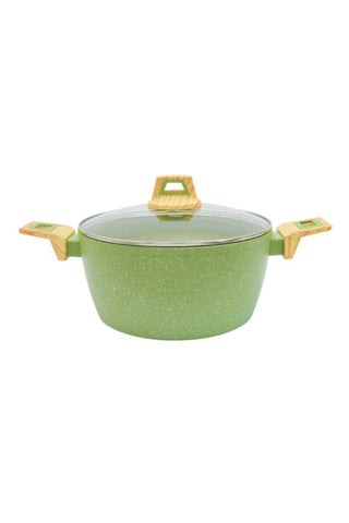 ROYAL BLUE | Amercook Olive Stone Casserole With Glass Lid 28Cm | RYB103HHL00764