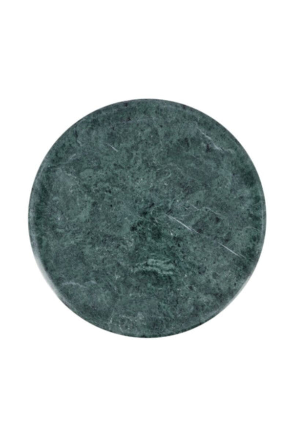 ROYALFORD | 11"Marble Chapati Table(White/Green) 1X10 | RF10140