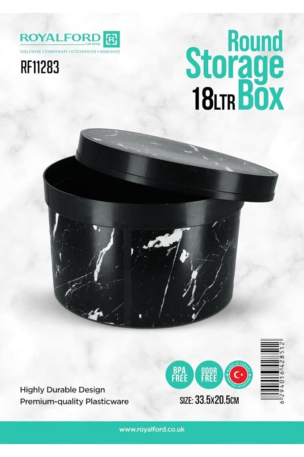 ROYALFORD | 18Ltr Round Storage Box 1X12 | RF11283