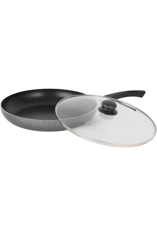 ROYALFORD | 24 cm Non-Stick Fry Pan With Tempered Glass Lid 1X8 | RF11976