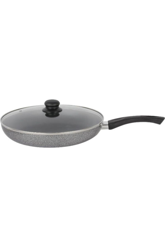 ROYALFORD | 26 cm Non-Stick Fry Pan With Tempered Glass Lid 1X8 | RF11977